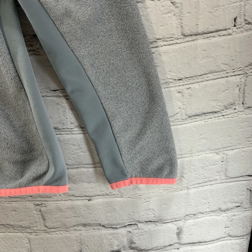 Columbia Sportswear Fleece Jacket Womens Sz L Gray Pink‎ Warm